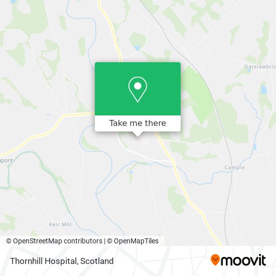 Thornhill Hospital map