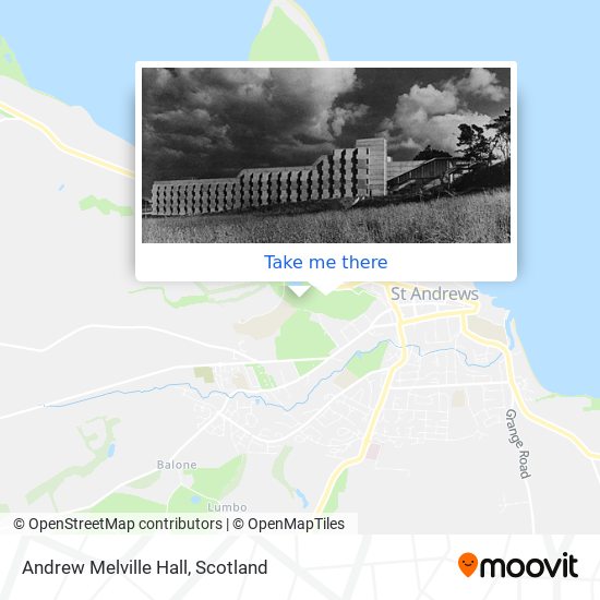 Andrew Melville Hall map
