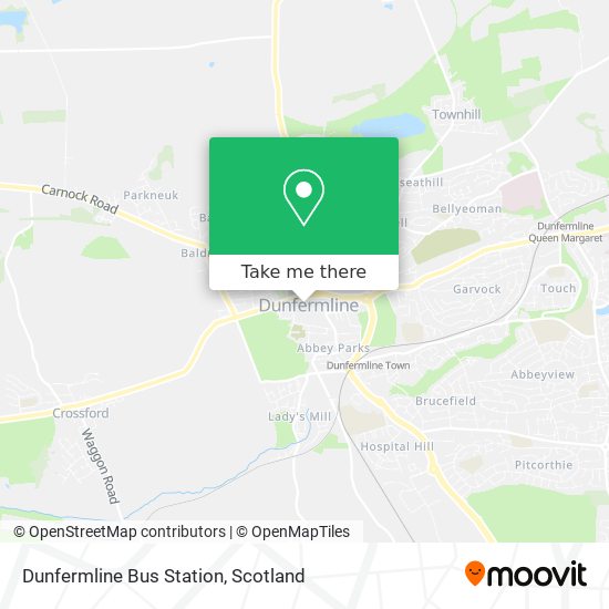 Dunfermline Bus Station map