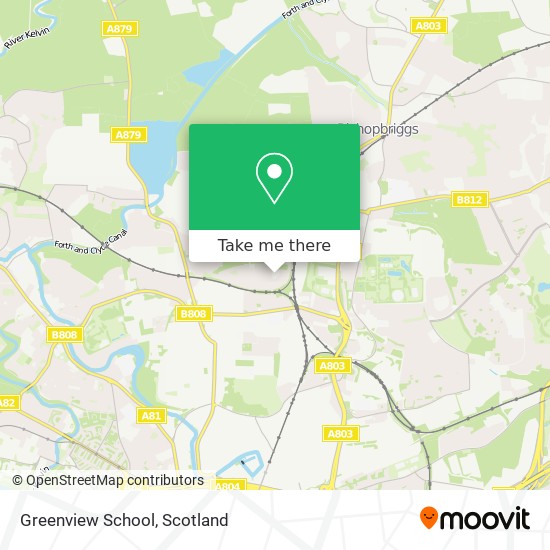 Greenview School map