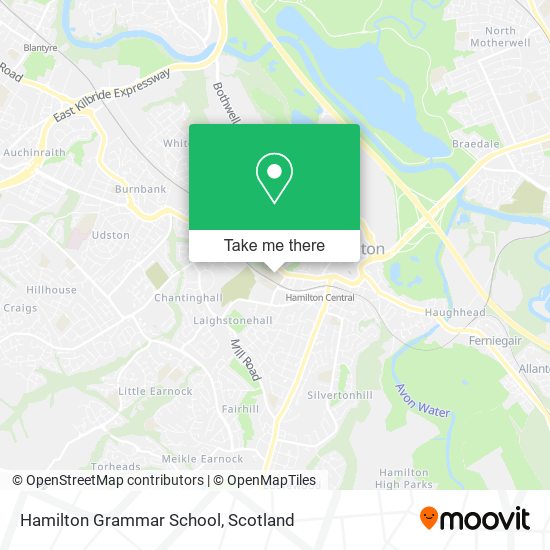 Hamilton Grammar School map