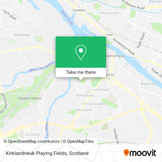 Kirklandneuk Playing Fields map