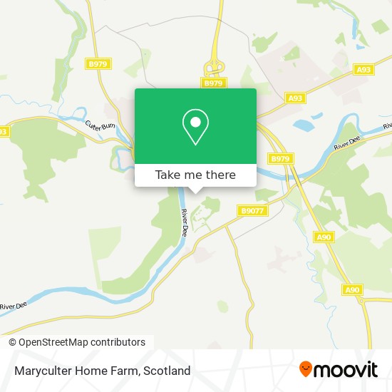 Maryculter Home Farm map