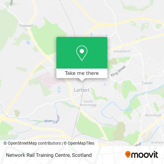 Network Rail Training Centre map