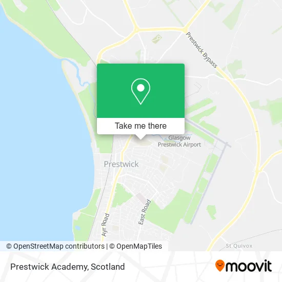 Prestwick Academy map