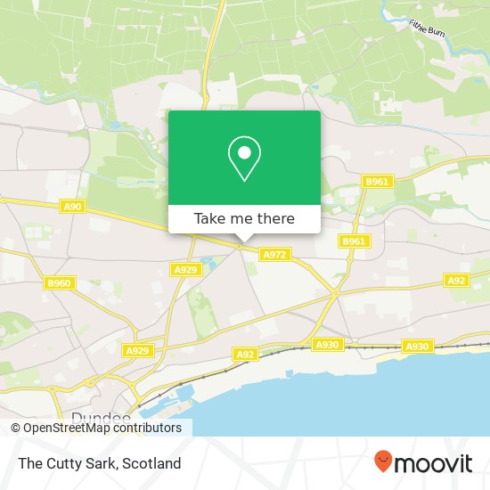 The Cutty Sark map