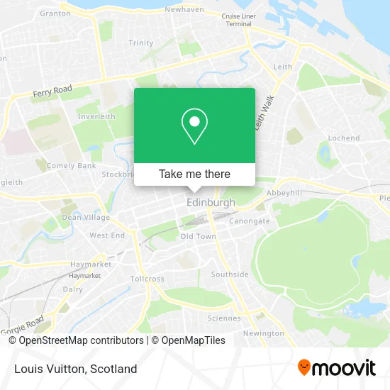 Louis Vuitton map