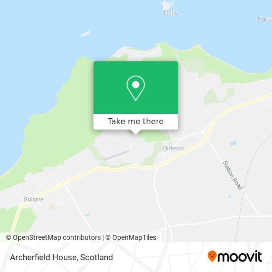 Archerfield House map