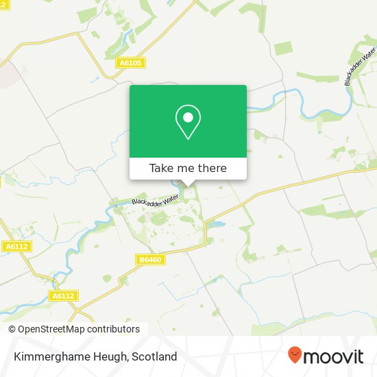 Kimmerghame Heugh map