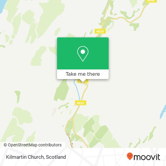 Kilmartin Church map