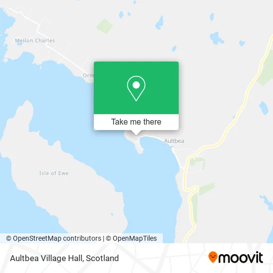 Aultbea Village Hall map
