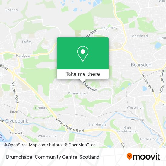 Drumchapel Community Centre map