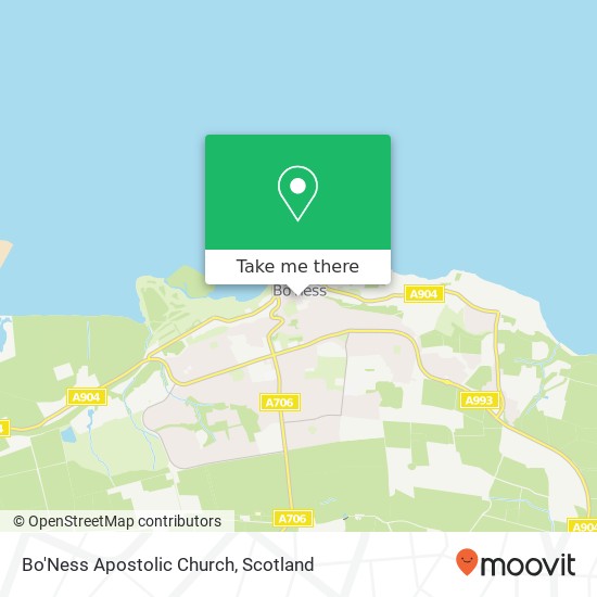 Bo'Ness Apostolic Church map