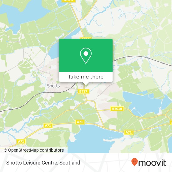 Shotts Leisure Centre map