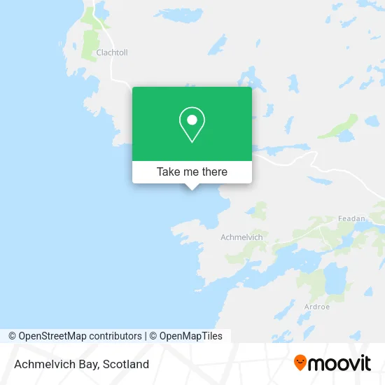 Achmelvich Bay map