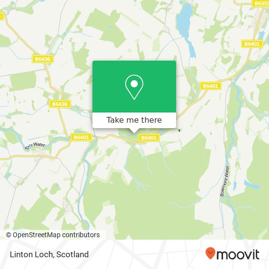 Linton Loch map