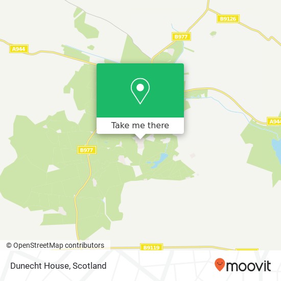 Dunecht House map