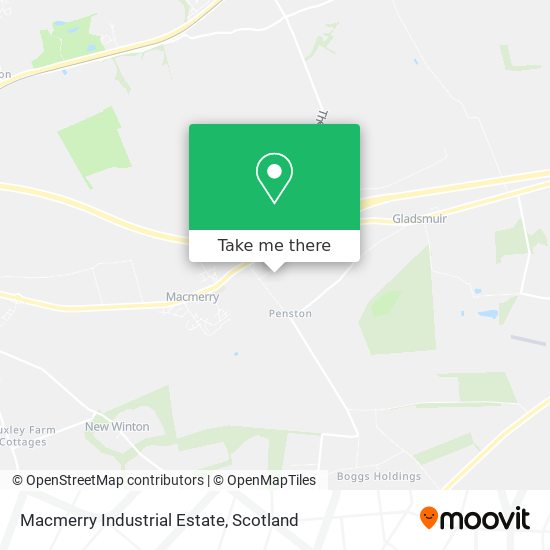 Macmerry Industrial Estate map