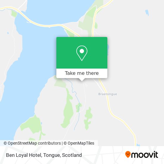 Ben Loyal Hotel, Tongue map