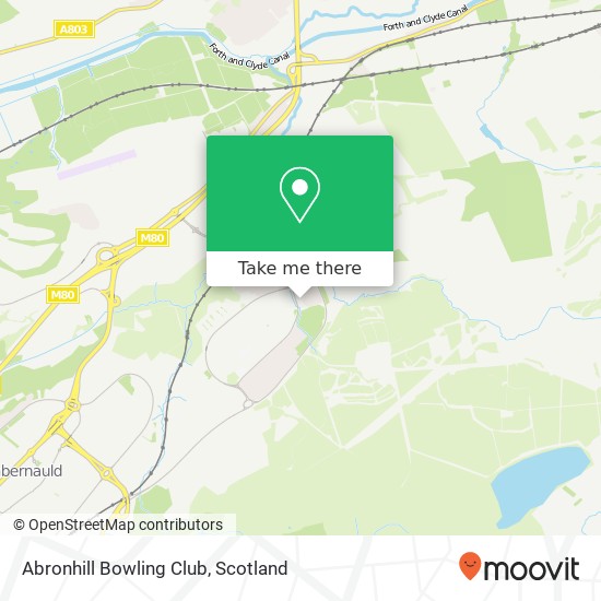 Abronhill Bowling Club map