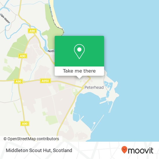 Middleton Scout Hut map