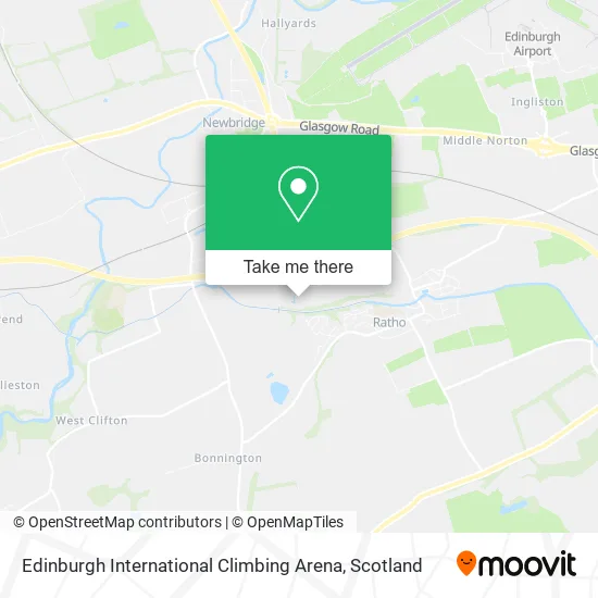 Edinburgh International Climbing Arena map