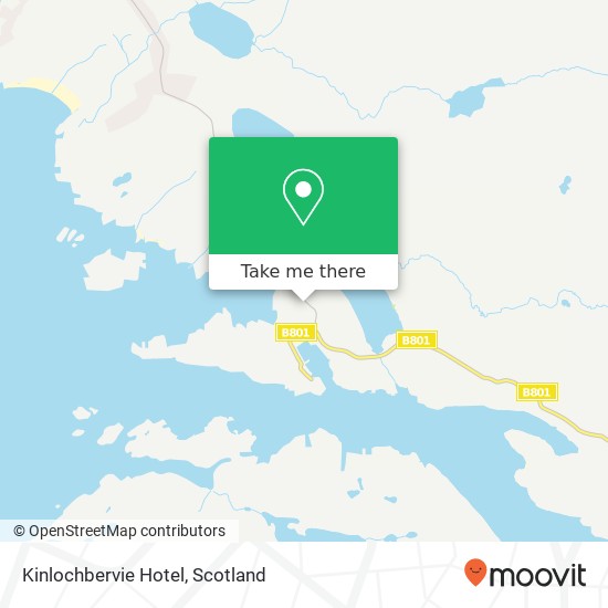 Kinlochbervie Hotel map