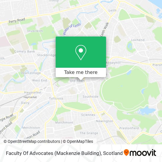 Faculty Of Advocates (Mackenzie Building) map