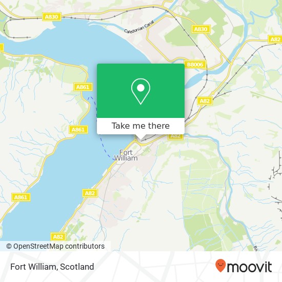 Fort William map