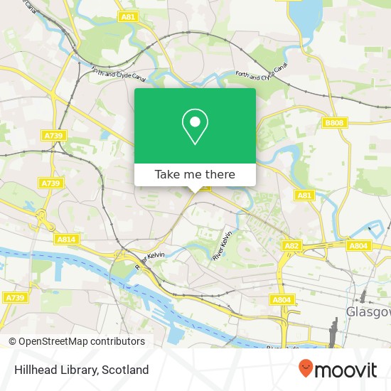 Hillhead Library map