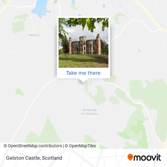 Gelston Castle map