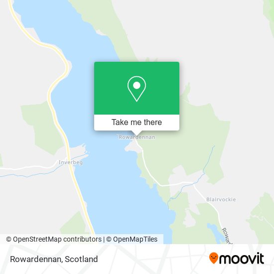 Rowardennan map