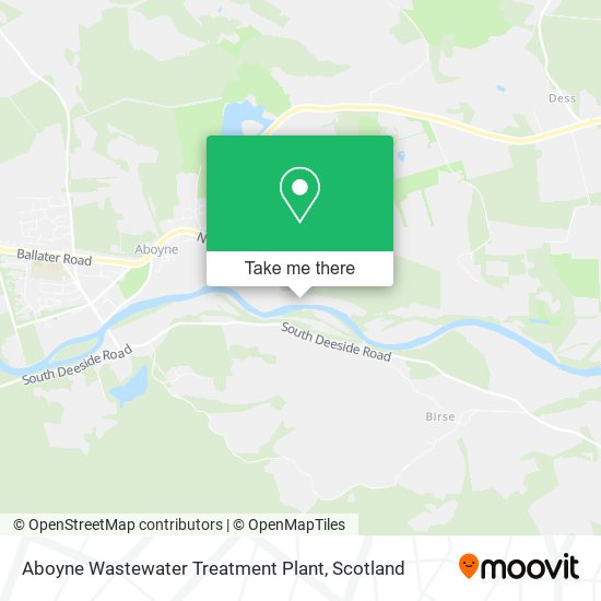 Aboyne Wastewater Treatment Plant map