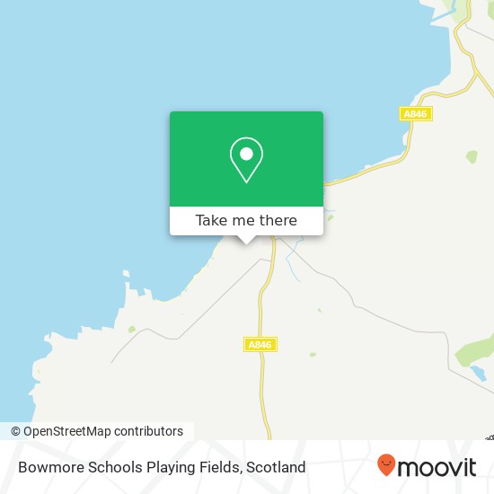 Bowmore Schools Playing Fields map