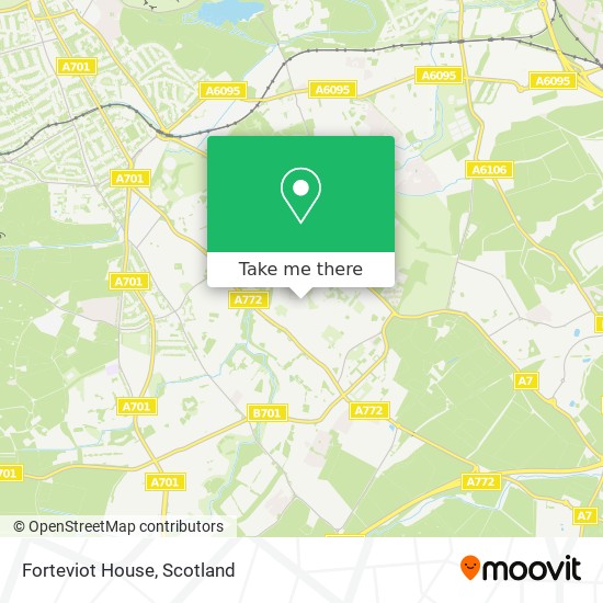 Forteviot House map