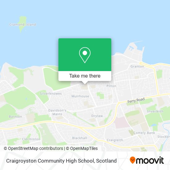 Craigroyston Community High School map