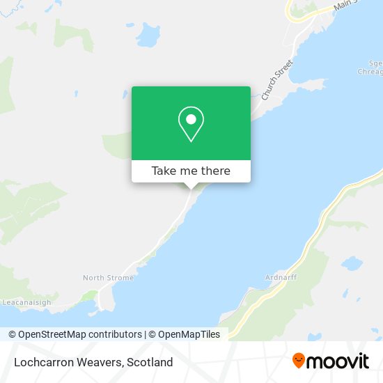 Lochcarron Weavers map