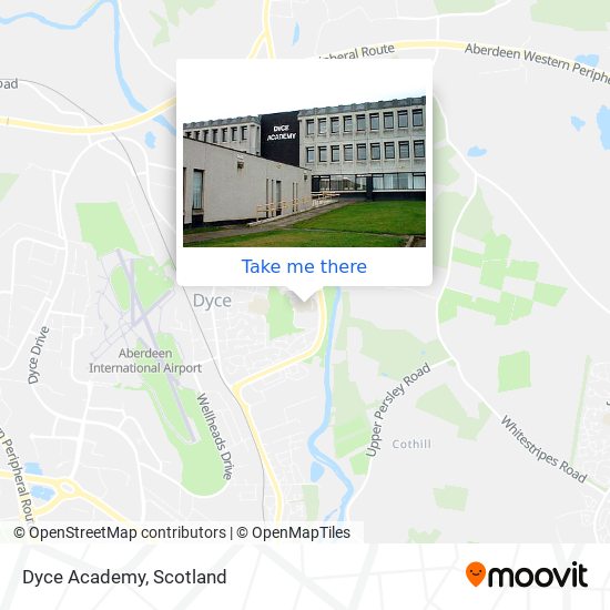 Dyce Academy map