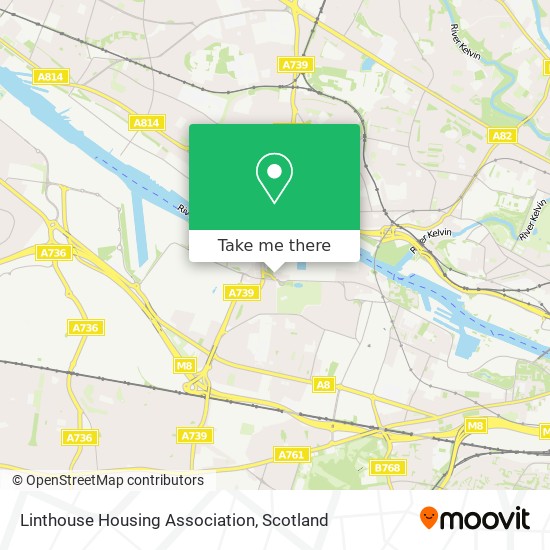 Linthouse Housing Association map