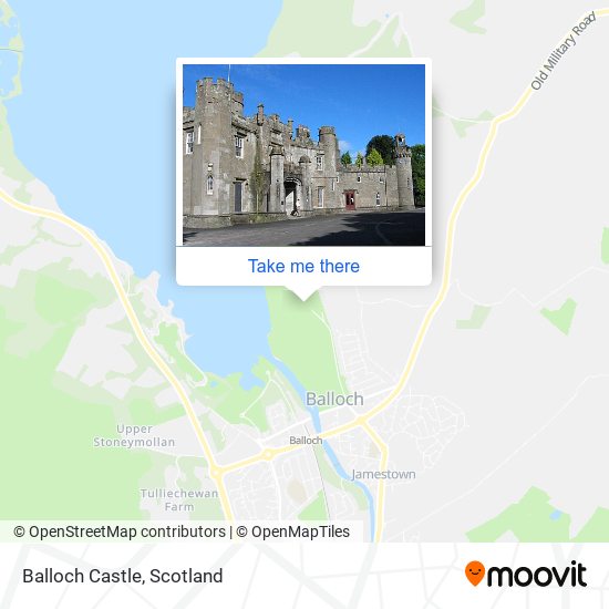 Balloch Castle map