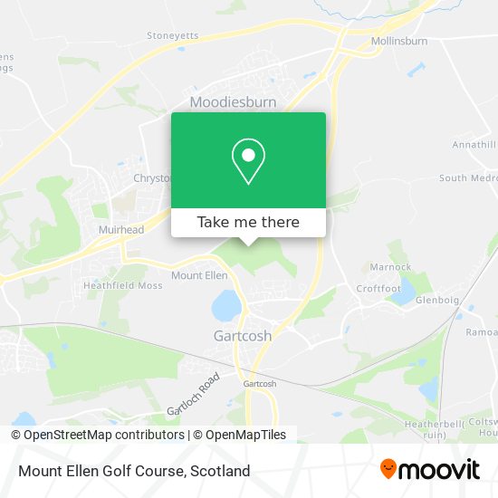 Mount Ellen Golf Course map
