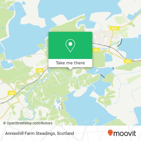 Annieshill Farm Steadings map