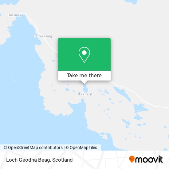 Loch Geodha Beag map