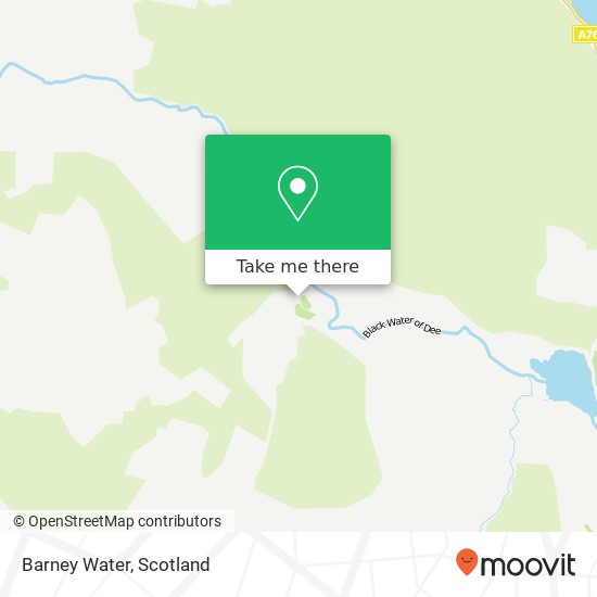 Barney Water map