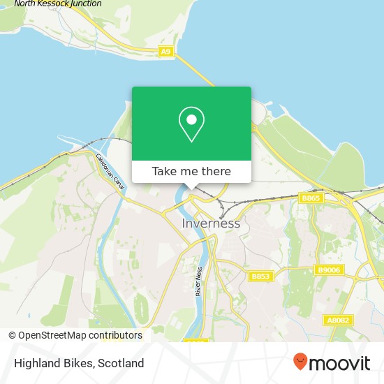 Highland Bikes map