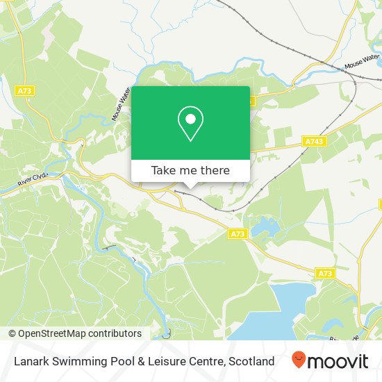 Lanark Swimming Pool & Leisure Centre map