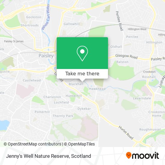 Jenny's Well Nature Reserve map