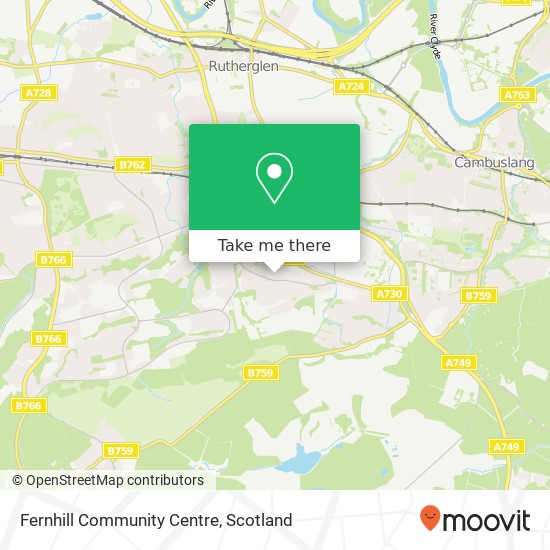 Fernhill Community Centre map