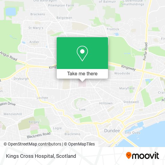 Kings Cross Hospital map