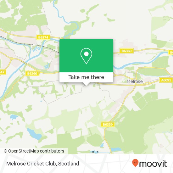 Melrose Cricket Club map